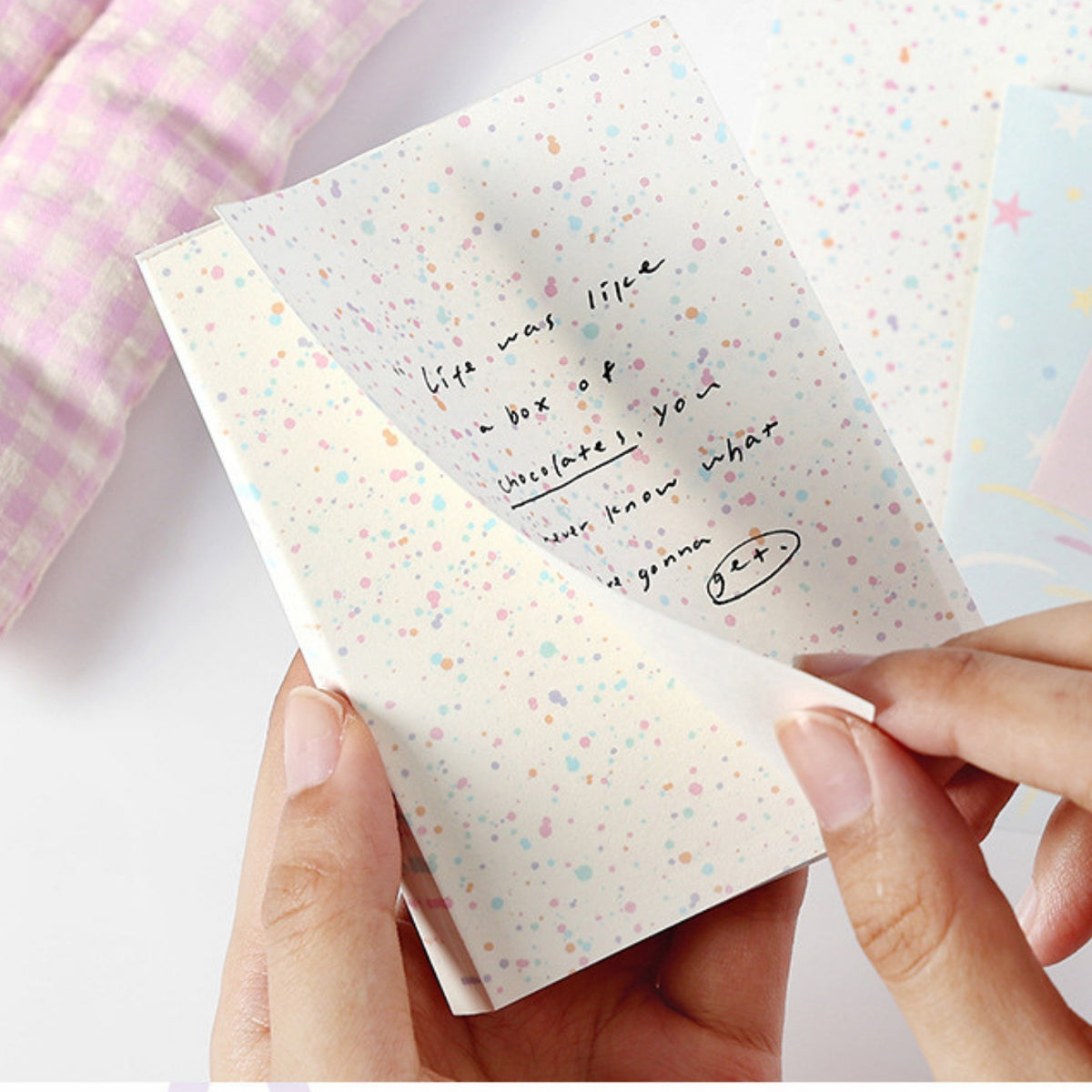 Rainbow Street Photography Series Small Fresh Message Notepad 18