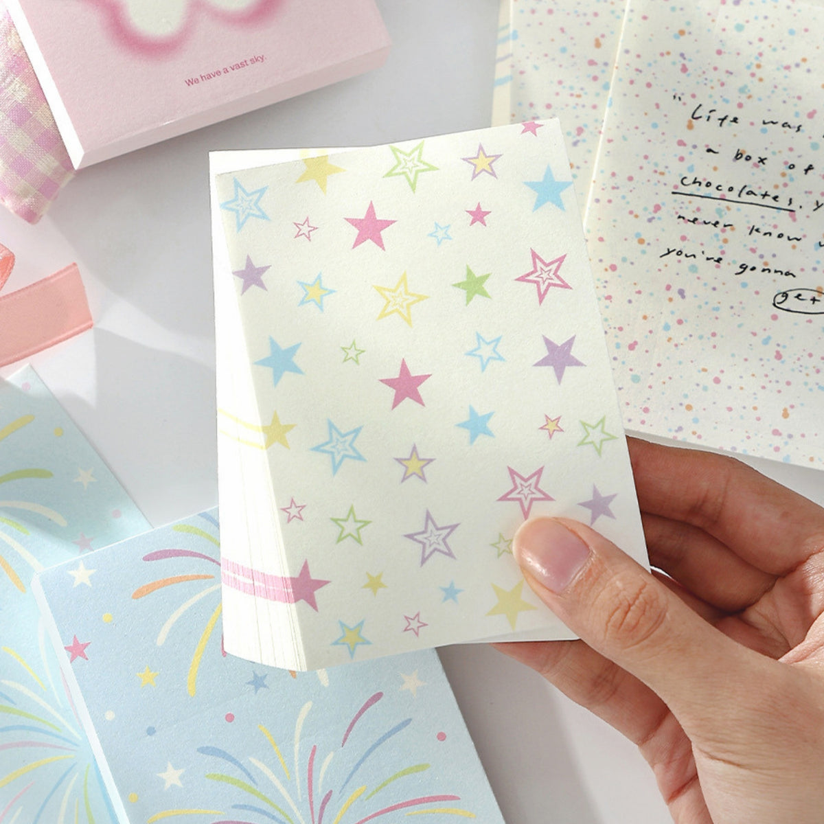 Rainbow Street Photography Series Small Fresh Message Notepad 21