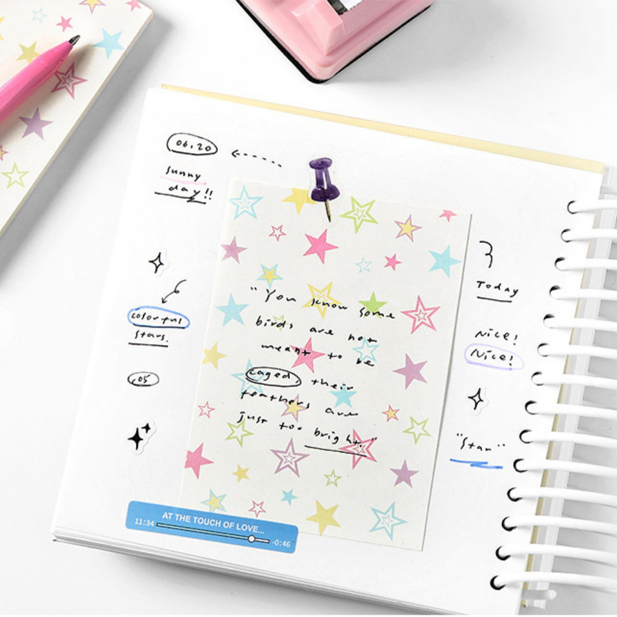 Rainbow Street Photography Series Small Fresh Message Notepad 6