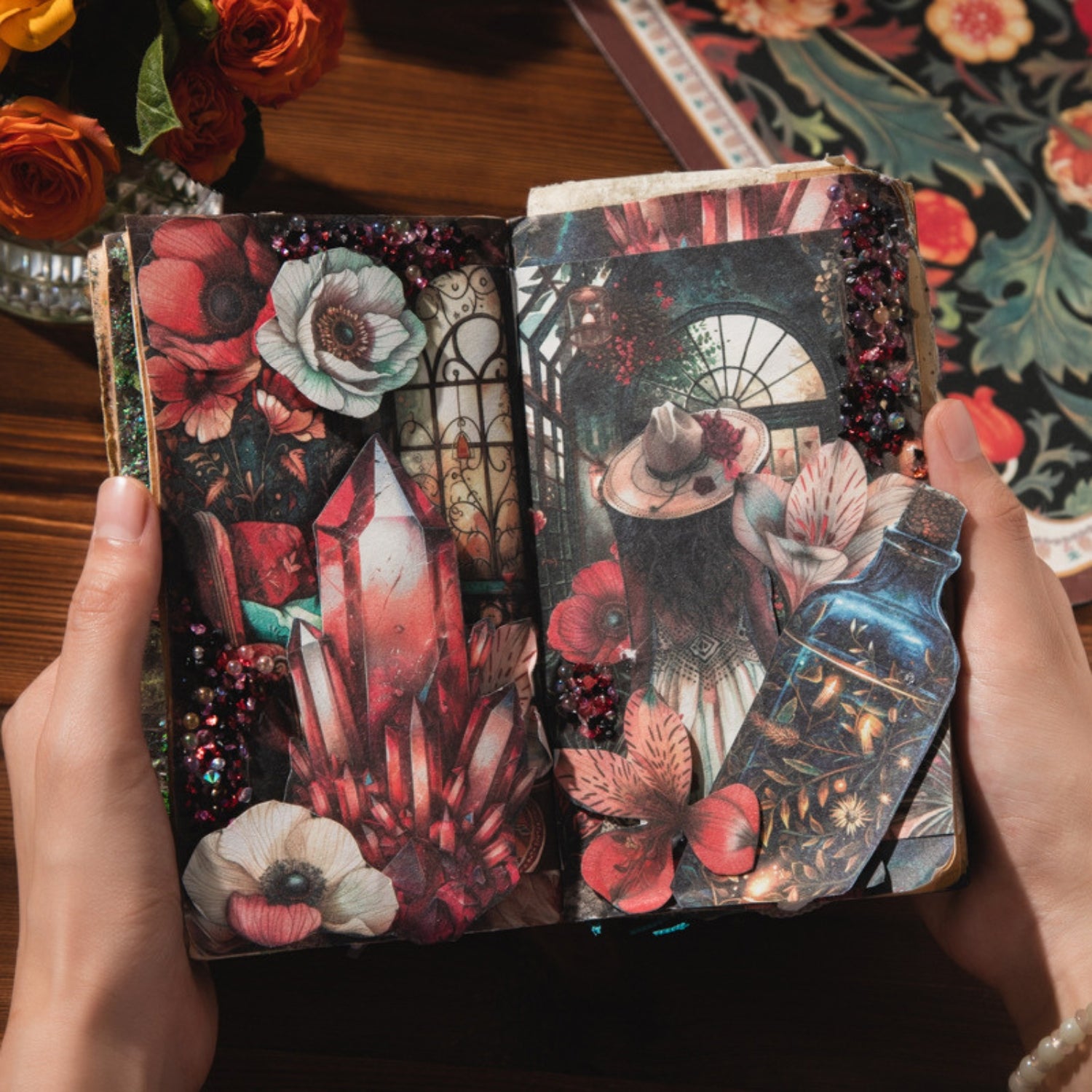 Red Velvet Years Series Retro Background Paper 2