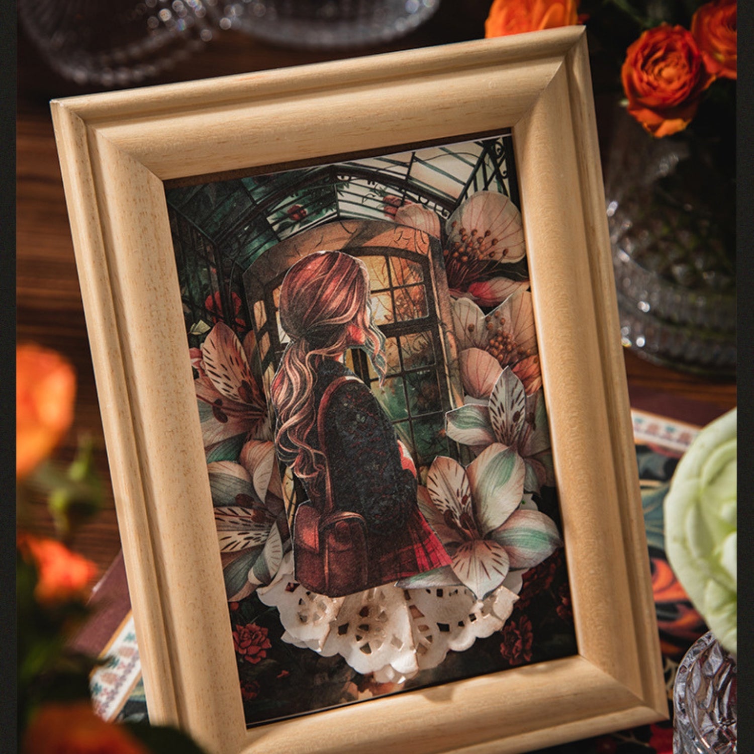 Red Velvet Years Series Retro Background Paper 6