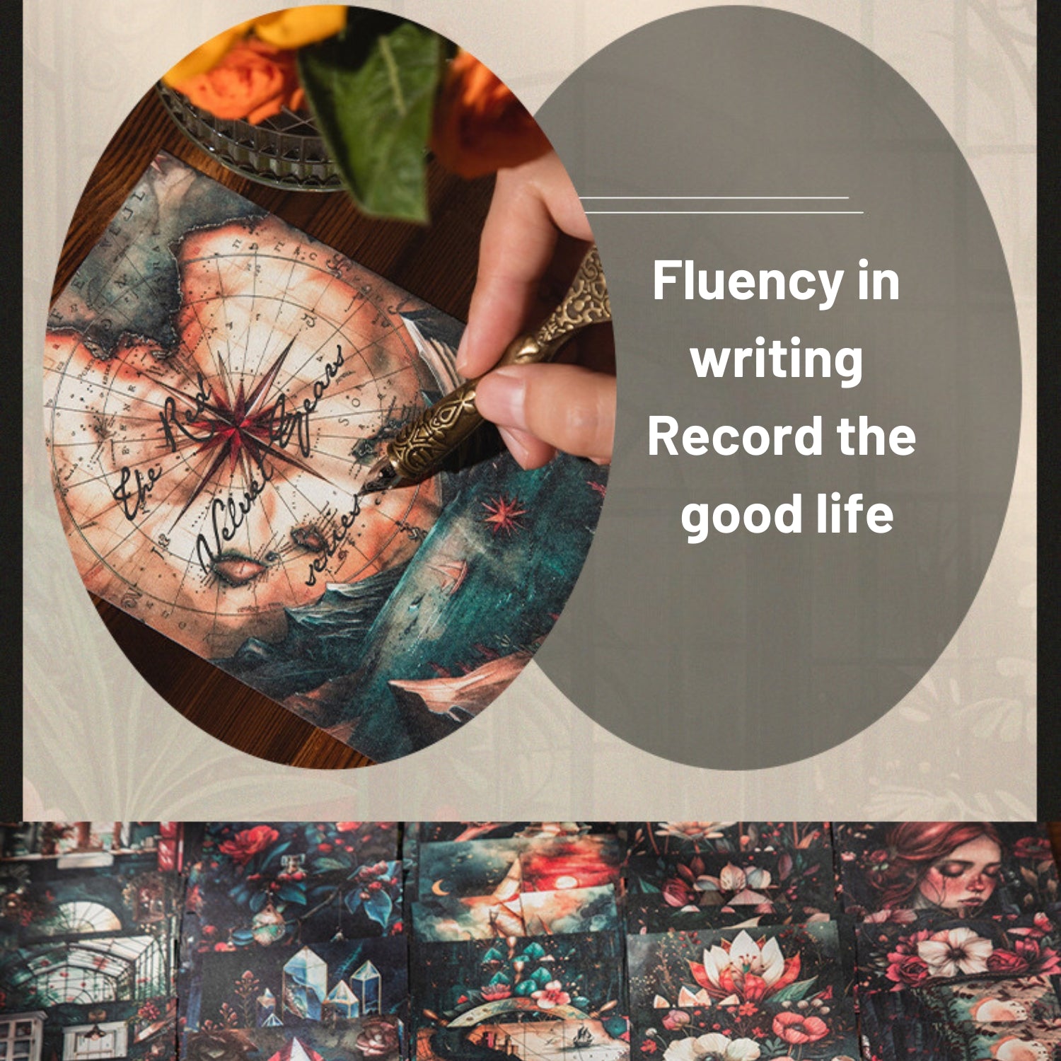 Red Velvet Years Series Retro Background Paper 7