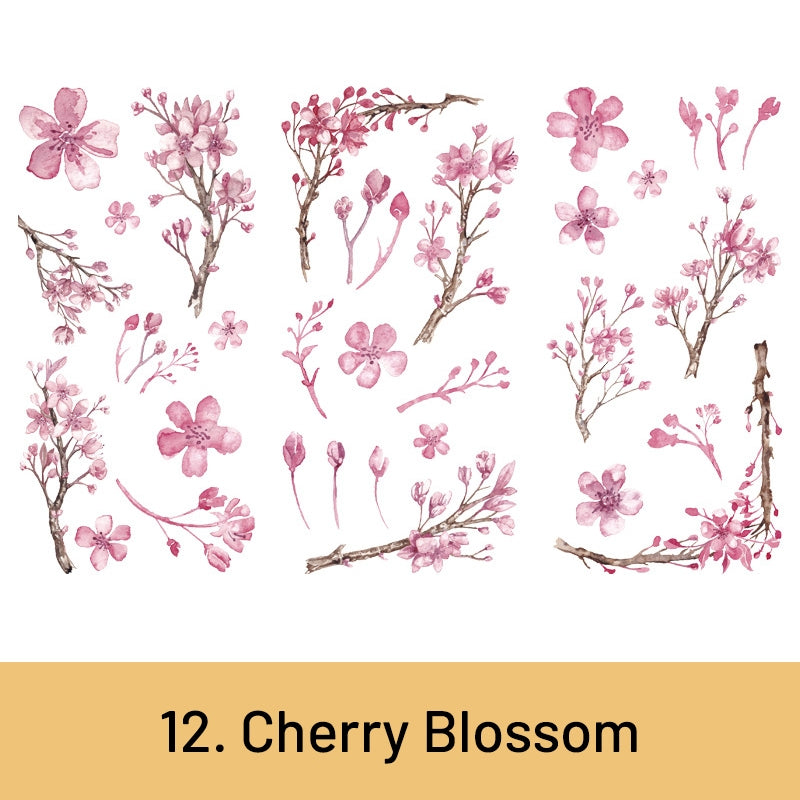 Refreshing Plant Animal Planet Food Washi Sticker 12