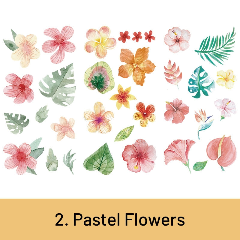Refreshing Plant Animal Planet Food Washi Sticker 2
