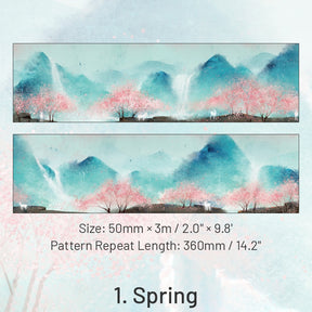 Reminiscence of the South Series Washi Tape sku-1