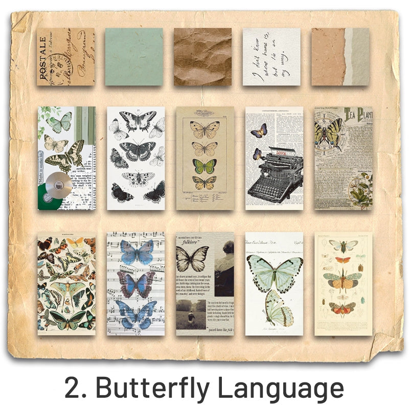 Retro Century Journal Collage Decorative Paper Pack sku-2