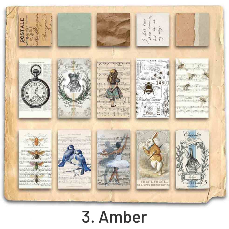 Retro Century Journal Collage Decorative Paper Pack sku-3