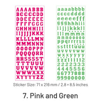 7. Pink and Green
