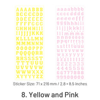 8. Yellow and Pink