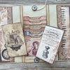 Retro Library Junk Journal Folio Kit | Vintage Handmade Storage Book ...