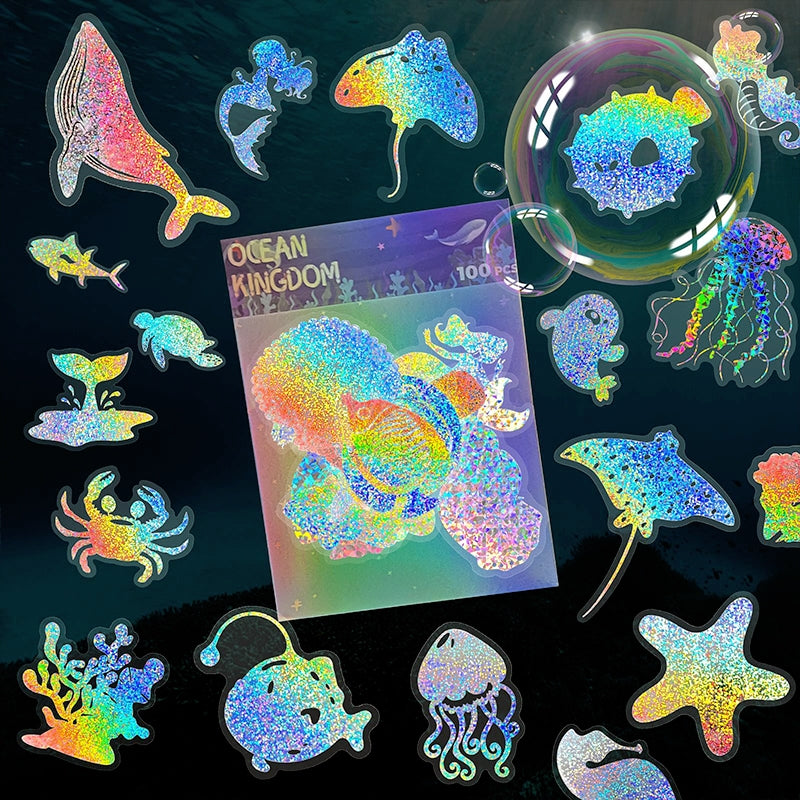 Retro Magic Holographic PET Sticker Pack b3