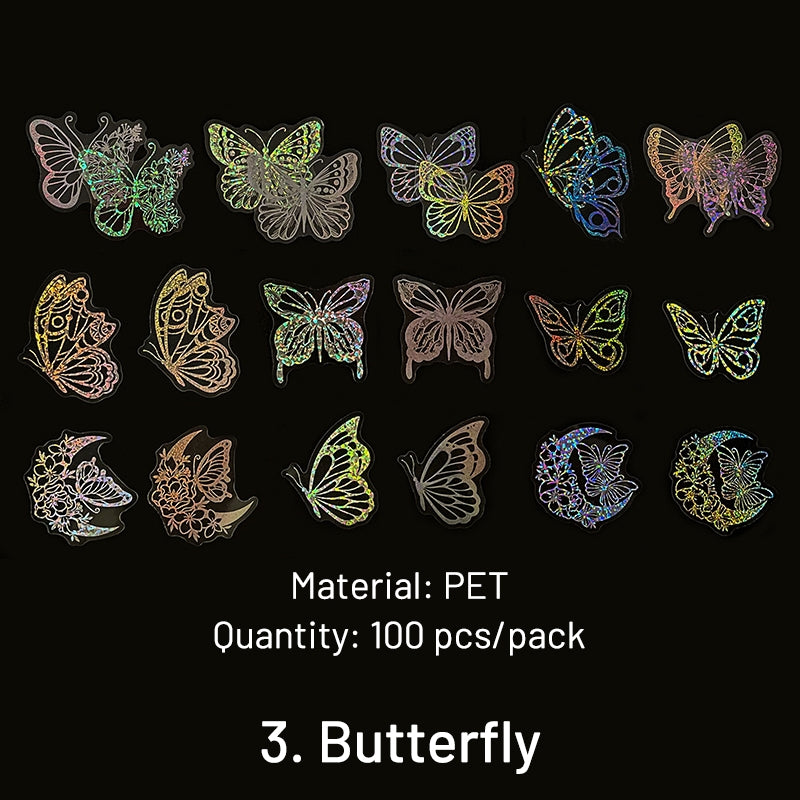 Retro Magic Holographic PET Sticker Pack sku-3