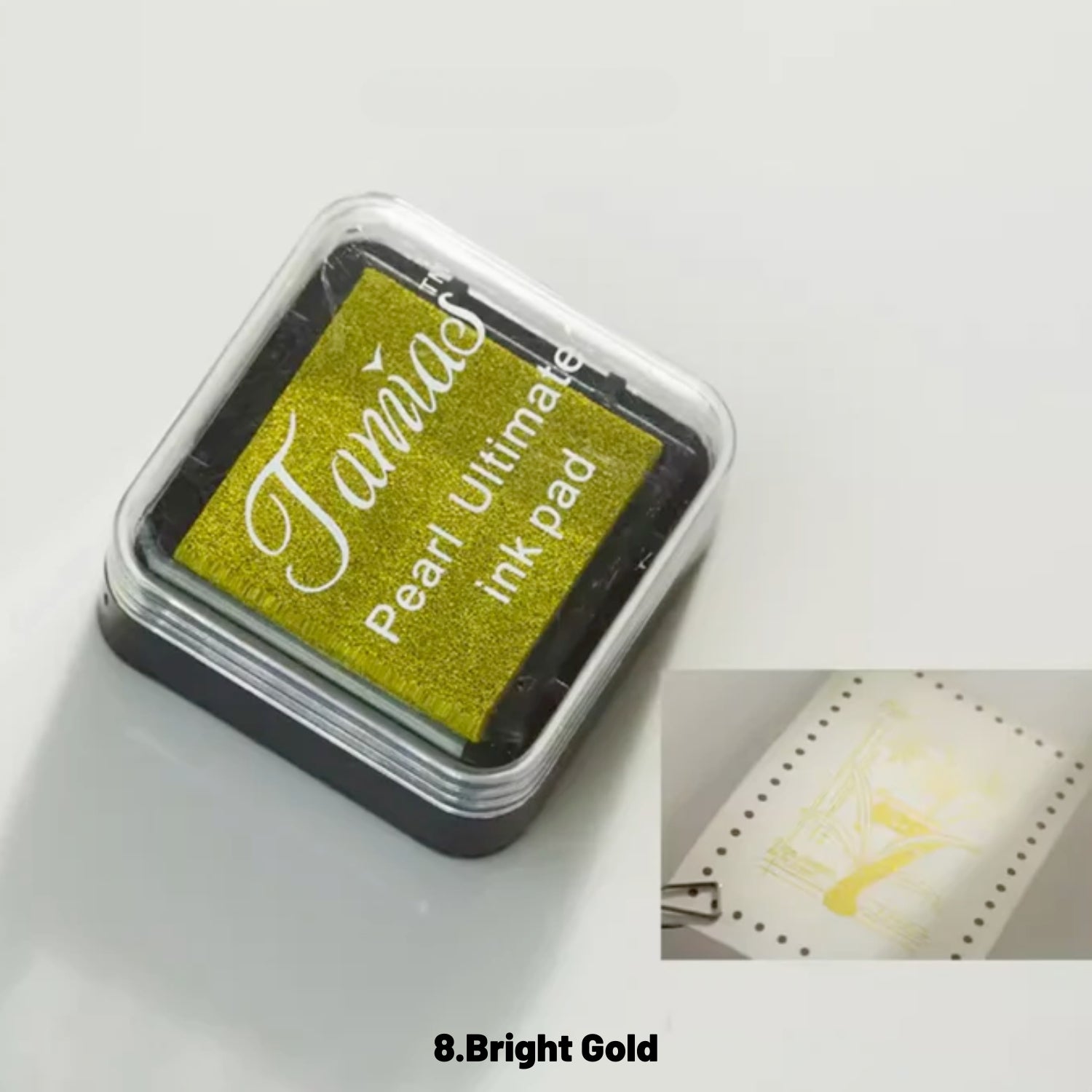 Retro Mini Pearlescent Ink Pad (8 Colors) 12