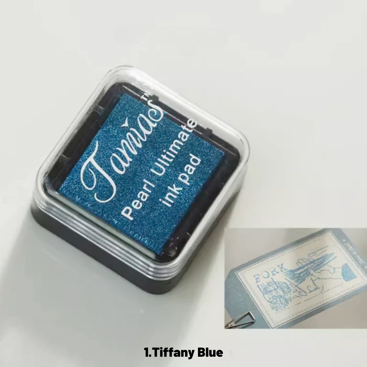 Retro Mini Pearlescent Ink Pad (8 Colors) 5