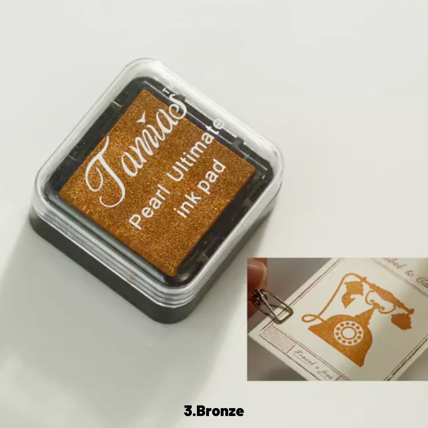 Retro Mini Pearlescent Ink Pad (8 Colors) 7