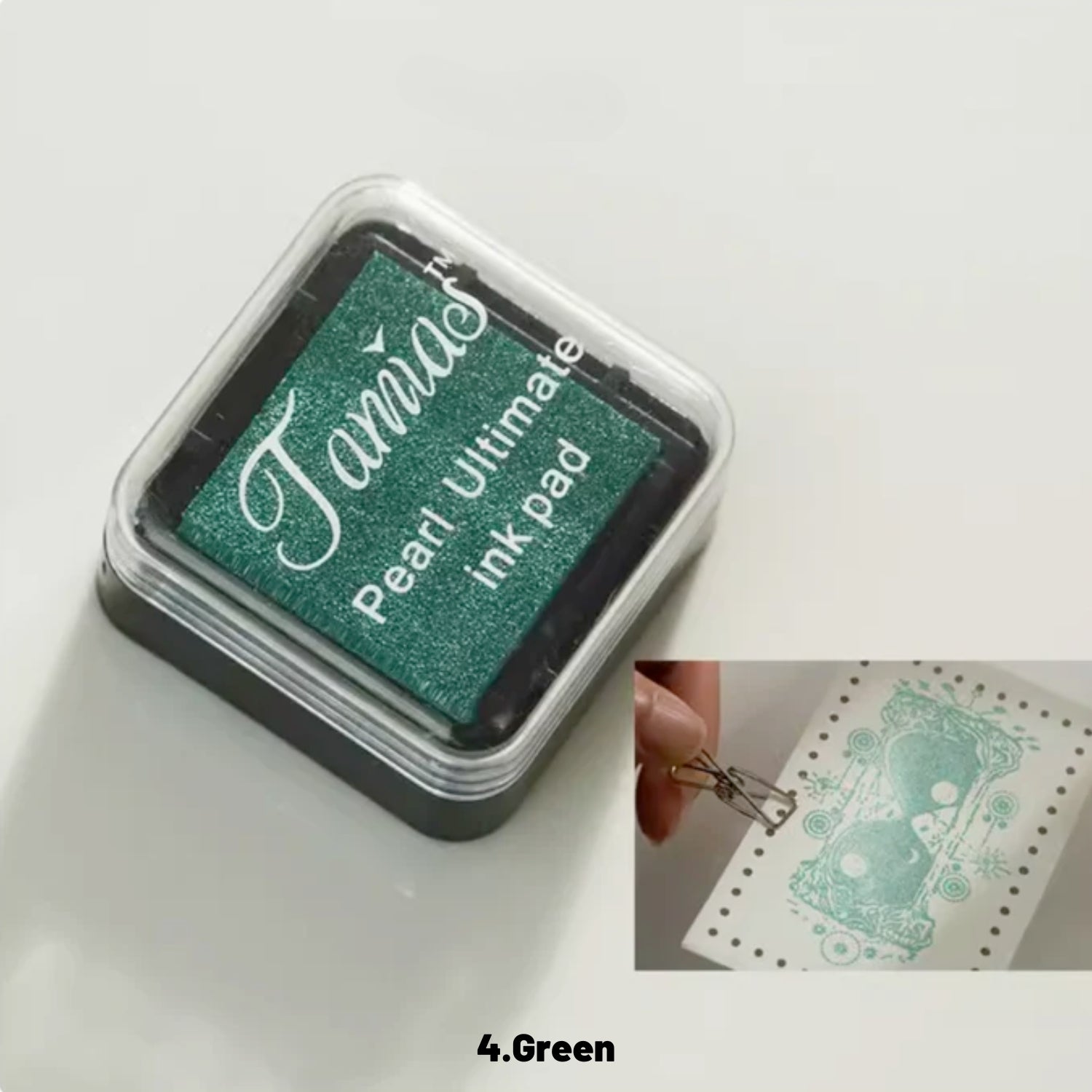 Retro Mini Pearlescent Ink Pad (8 Colors) 8