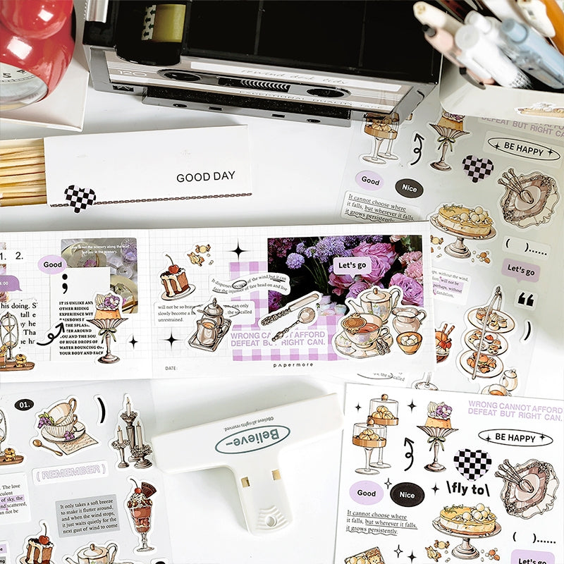 Retro Prologue Life Items Stickers - Food, Beddings, Clothes, Furniture b6