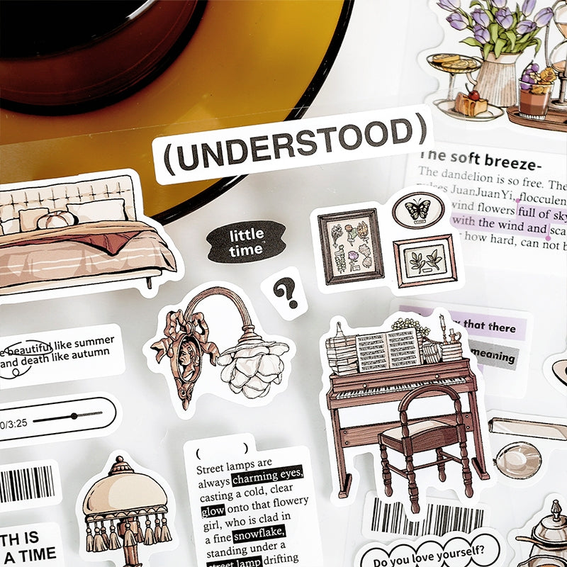 Retro Prologue Life Items Stickers - Food, Beddings, Clothes, Furniture c