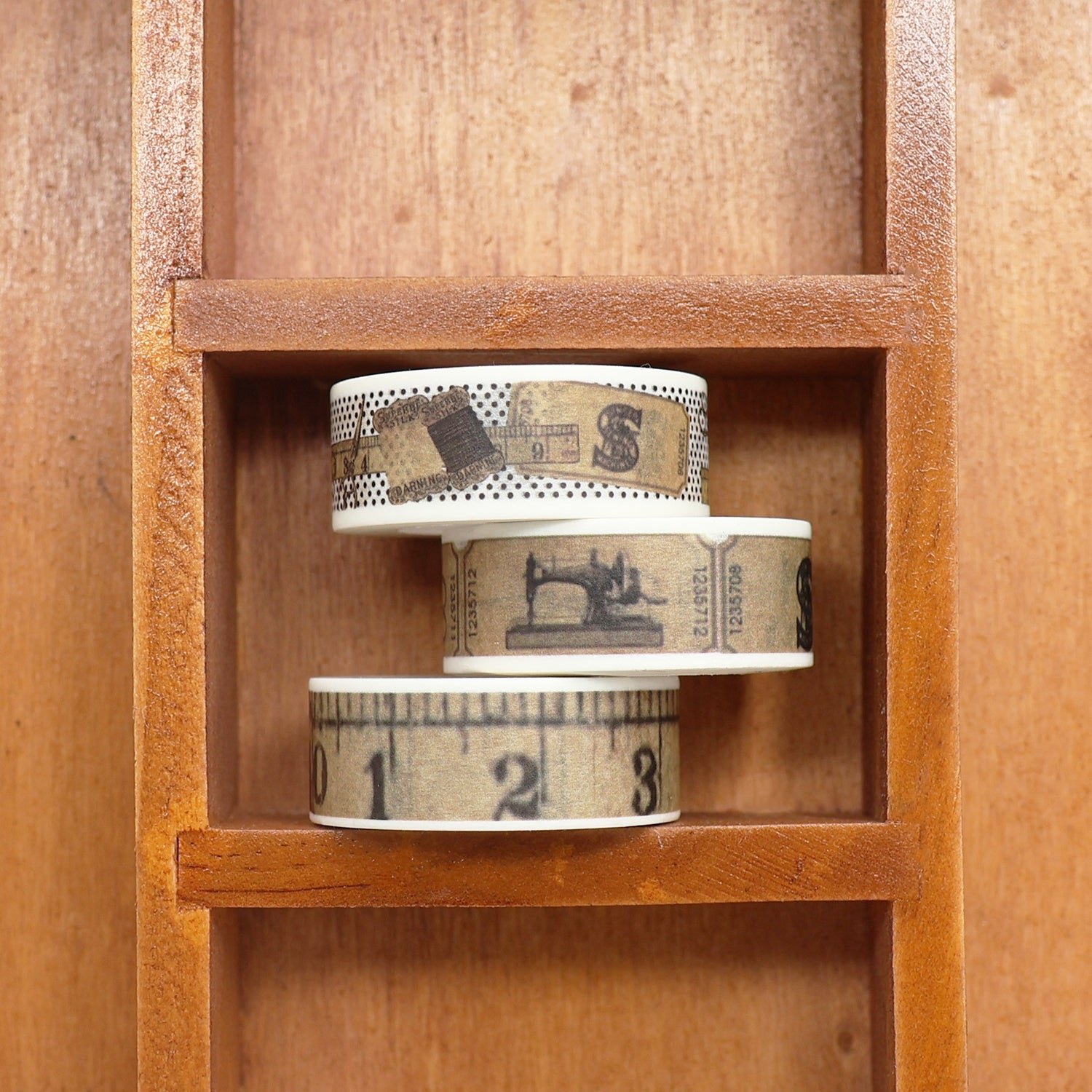 Retro Ruler Pattern Washi Tape 1