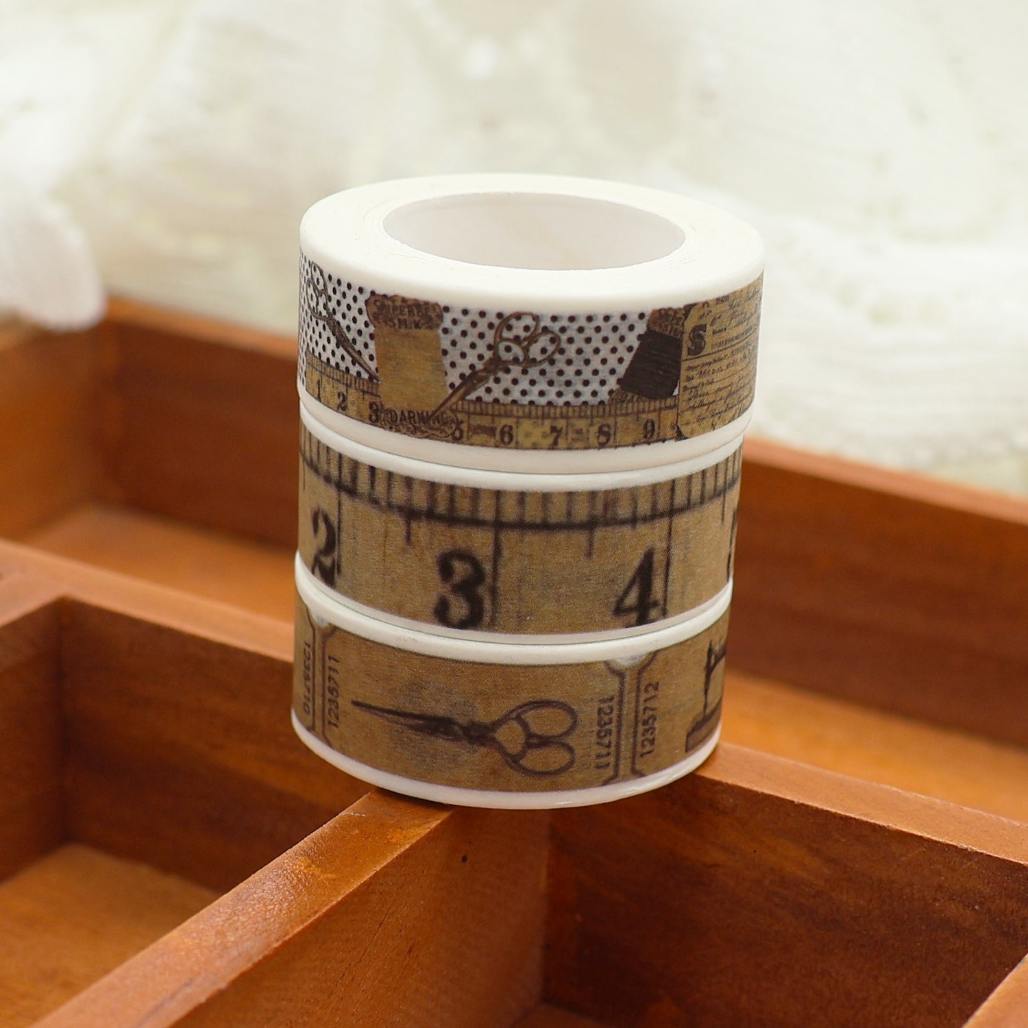 Retro Ruler Pattern Washi Tape 2