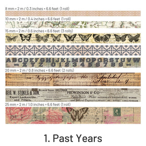 Revisiting the Old Dream Series Vintage Washi Tape sku-1