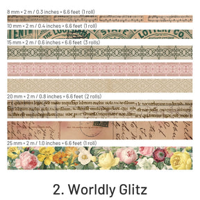 Revisiting the Old Dream Series Vintage Washi Tape sku-2