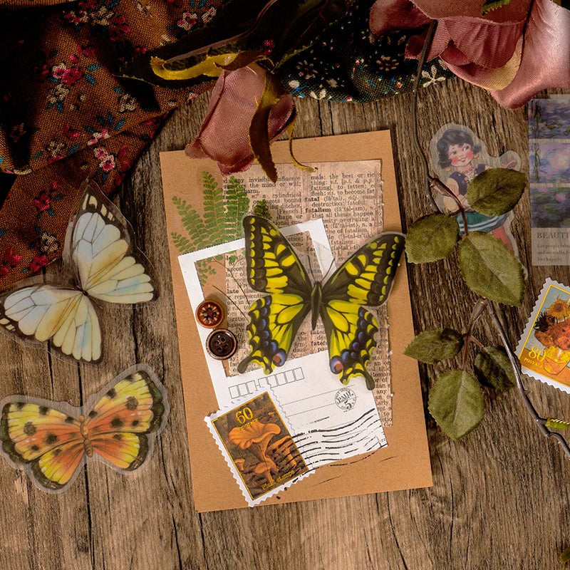 Road to Discovery Series Vintage Stamp Gift Boxed Stickers b3