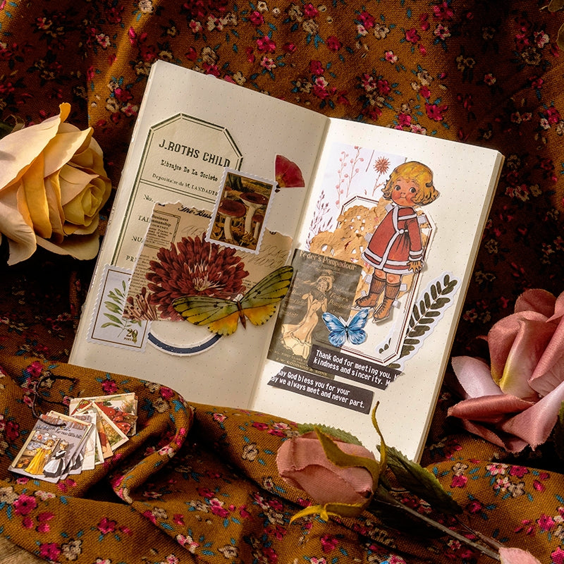 Road to Discovery Series Vintage Stamp Gift Boxed Stickers b6