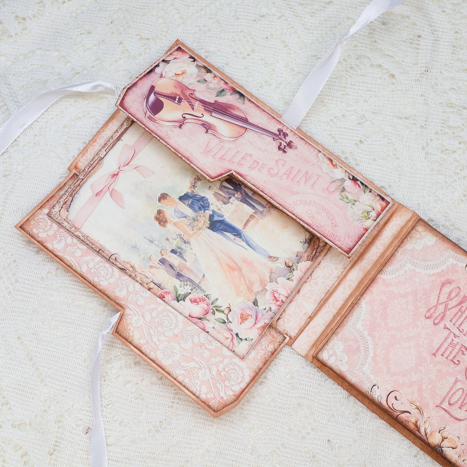 Romance Pink Wedding Junk Journal Booklet Folio & Add Ons Craft Kit Romance Pink Wedding Junk Journal Booklet Folio & Add Ons Craft Kit 008