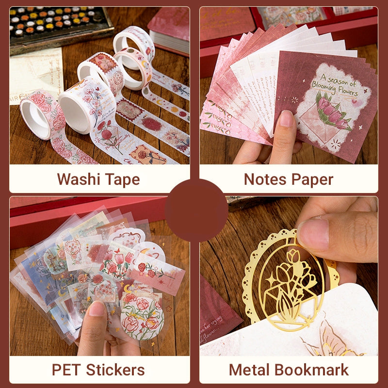 Romantic Garden Journal Gift Box Set c