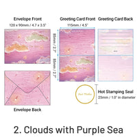 2. Clouds with Purple Sea