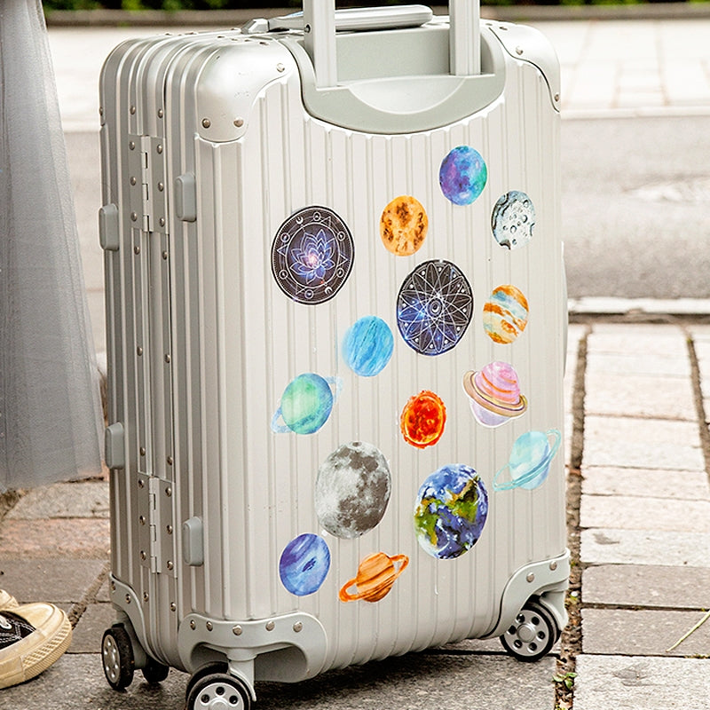 Romantic Planet Round PET Sticker Pack b3
