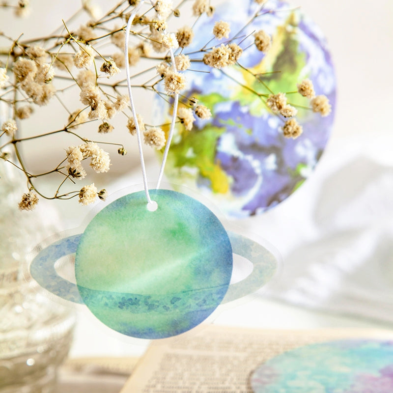 Romantic Planet Round PET Sticker Pack c