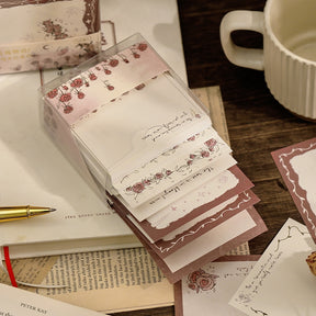 Rose & Cosmos Series Boxed Note Paper b
