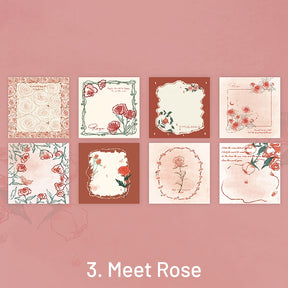 Rose & Cosmos Series Boxed Note Paper sku-3