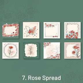 Rose & Cosmos Series Boxed Note Paper sku-7