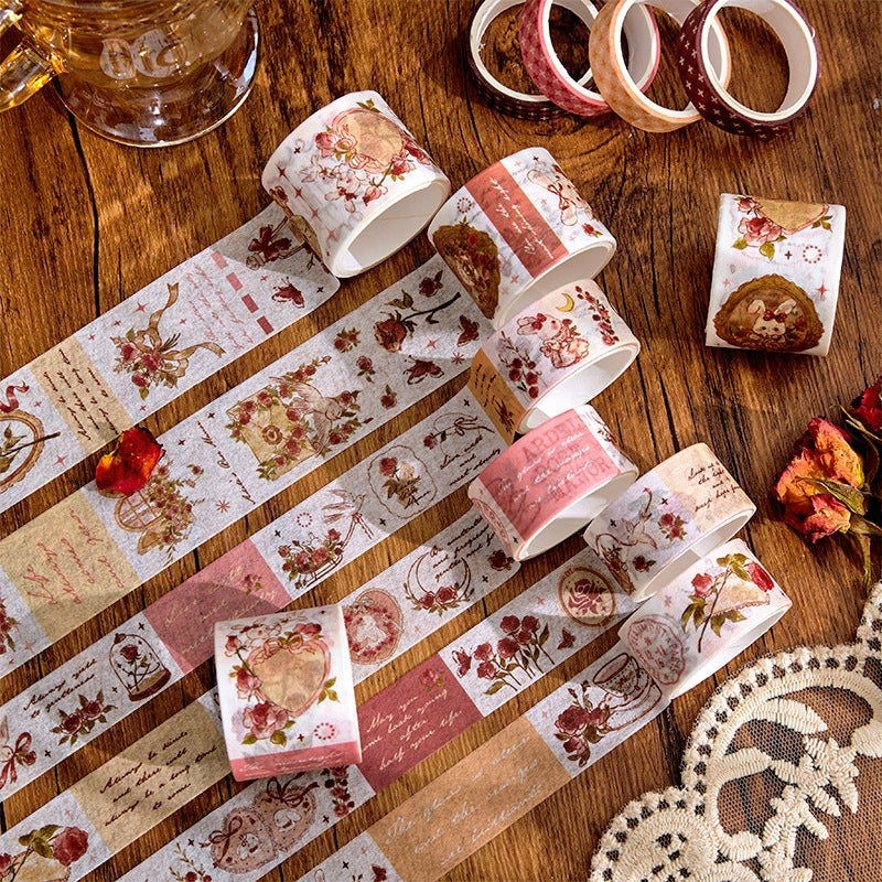 Rose Manor Hot Stamping Journal Decoration Gift Box Set b2