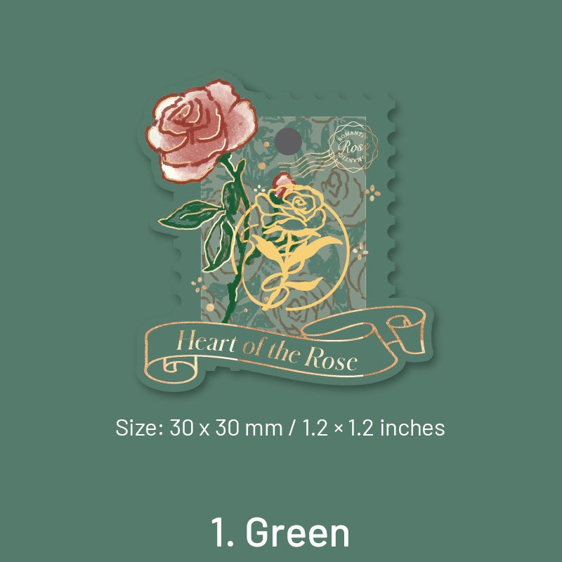 Rose Theme Hollow Metal Bookmark Book Clips sku-1