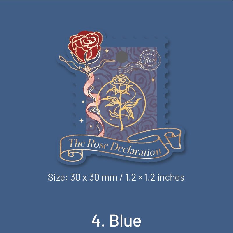 Rose Theme Hollow Metal Bookmark Book Clips sku-4