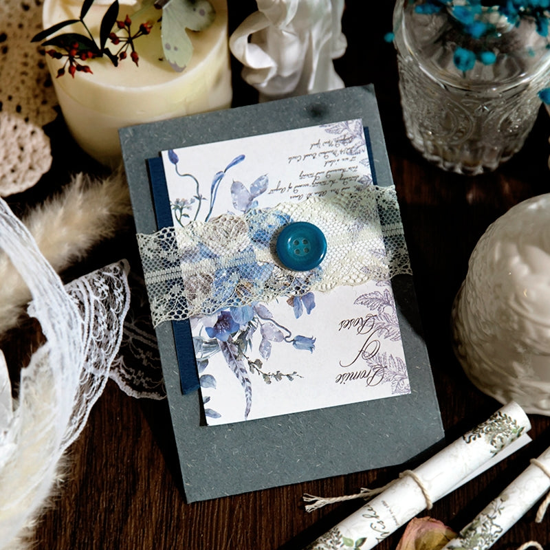 Rose's Vow Retro Journal Message Paper Book b3