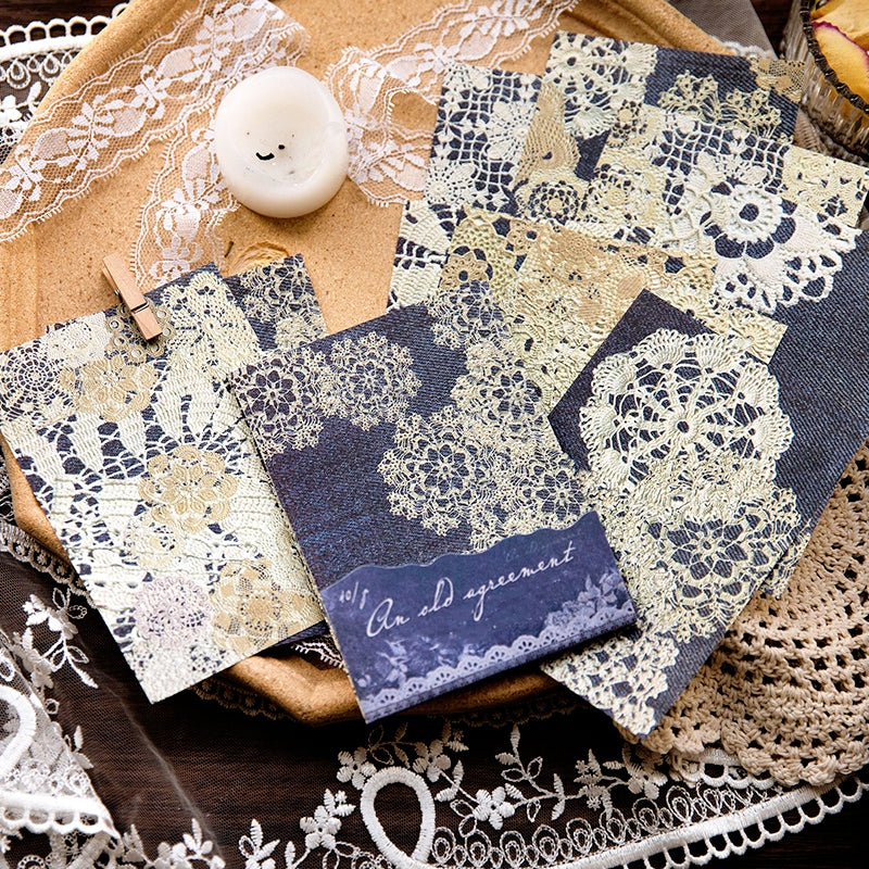 Rustic Lace Pattern Decorative Paper b4