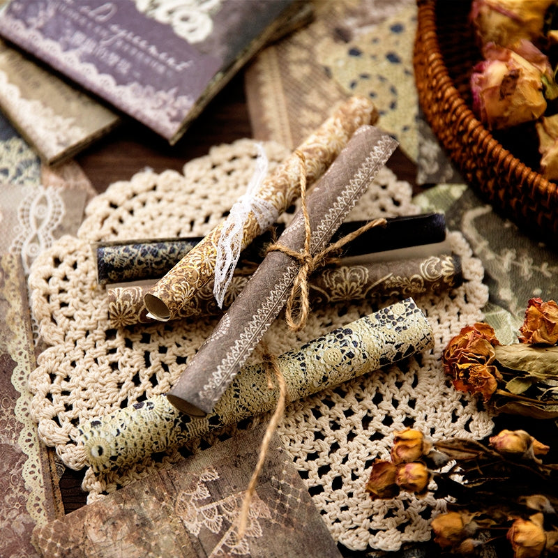 Rustic Lace Pattern Decorative Paper b6