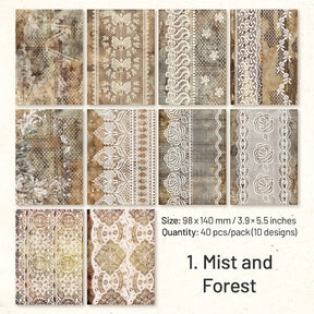 Rustic Lace Pattern Decorative Paper sku-1
