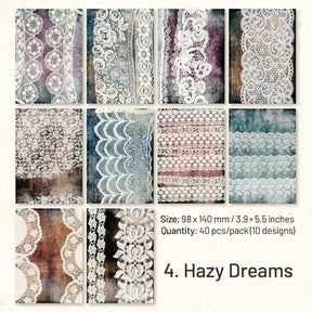 Rustic Lace Pattern Decorative Paper sku-4