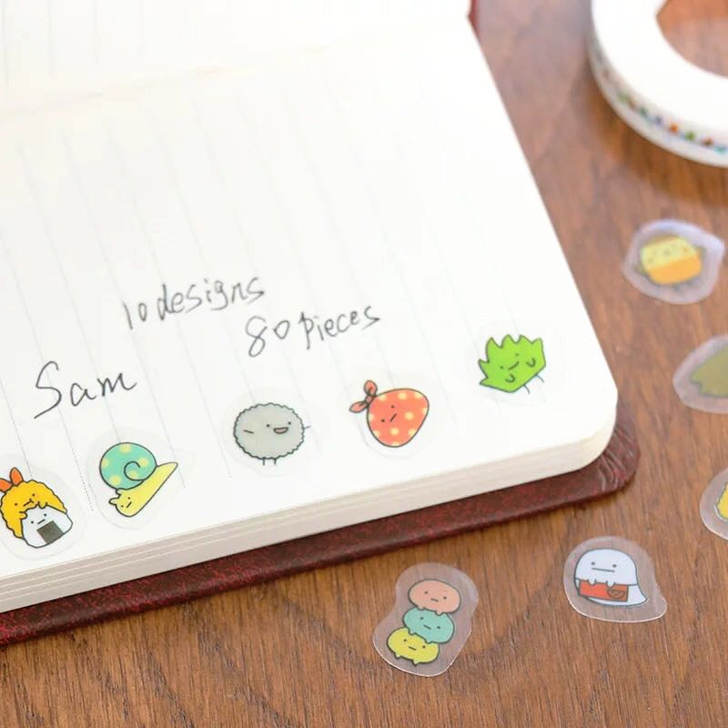 San-X Japanese Style Cartoon Small Creature Stickers b4