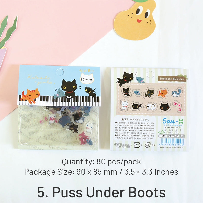 San-X Japanese Style Cartoon Small Creature Stickers sku-5