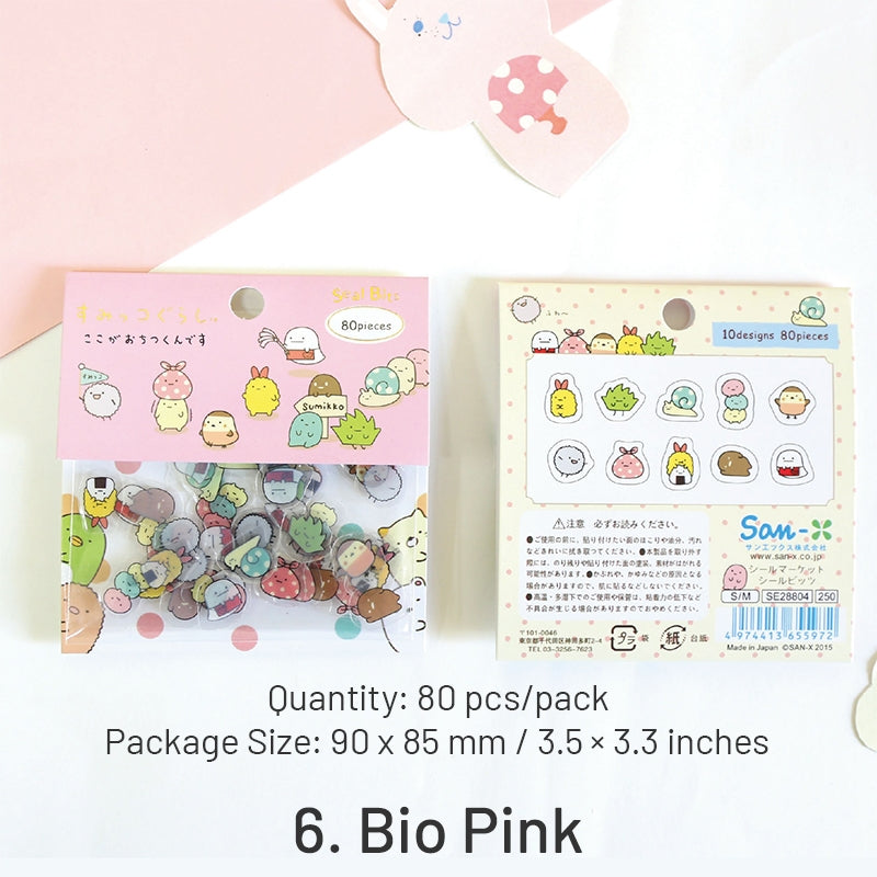 San-X Japanese Style Cartoon Small Creature Stickers sku-6