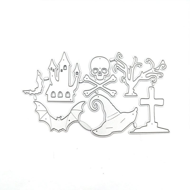 Scary Halloween Carbon Steel Crafting Dies b5