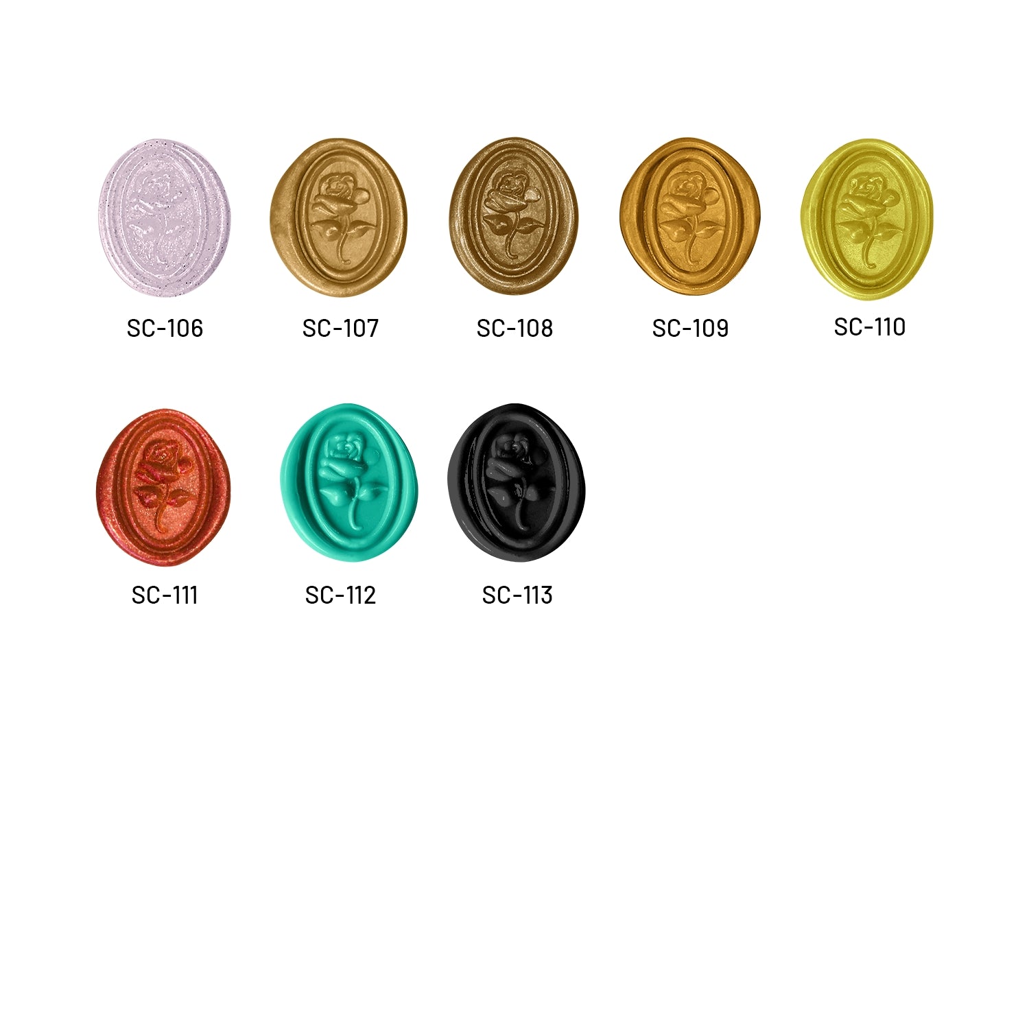 Sealing Wax Stick(113 Colors)色盘106-112