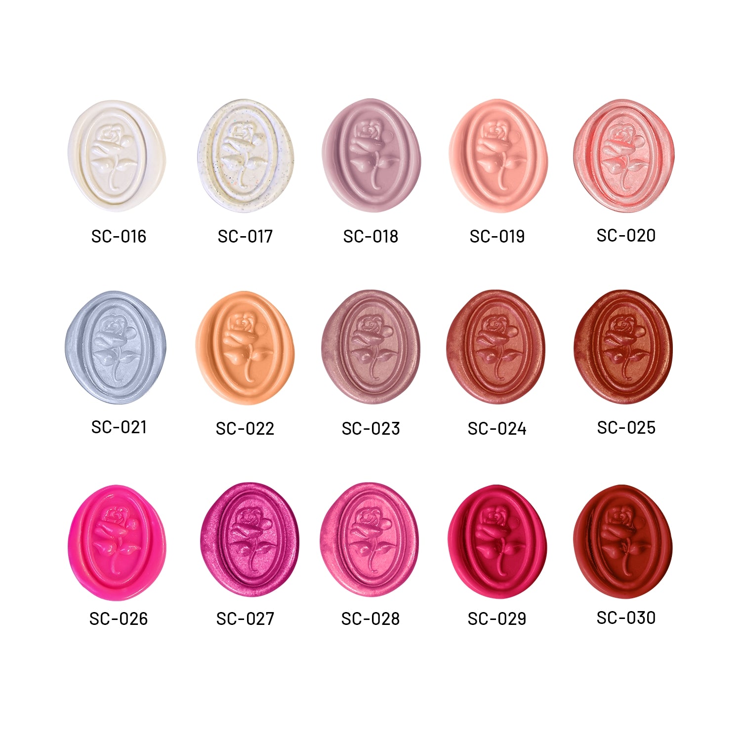 Sealing Wax Stick(113 Colors)色盘16-30